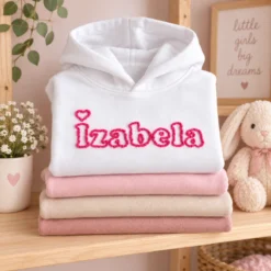 Darilo za deklico pesonaliziran pulover z imenom