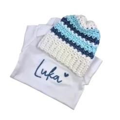 darilni set ob rojstvu otroka bodi in kapica