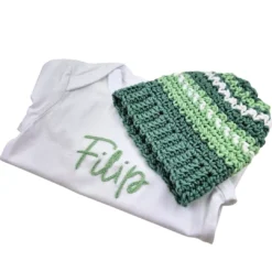 Darilni set za dojenčka zelen