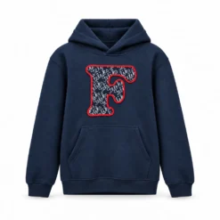 Darilo za otroka uporaben personaliziran pulover temno moder