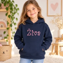 Pulover z imenom darilo za deklico