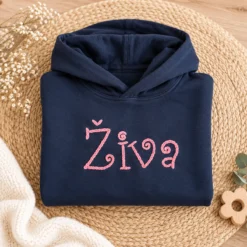 Pulover z imenom darilo za deklico